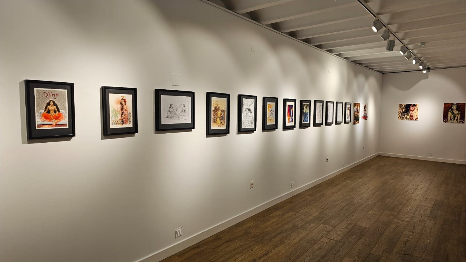 Exposición de Ana Miralles celebrada en la Corrala de Santiago en 2025